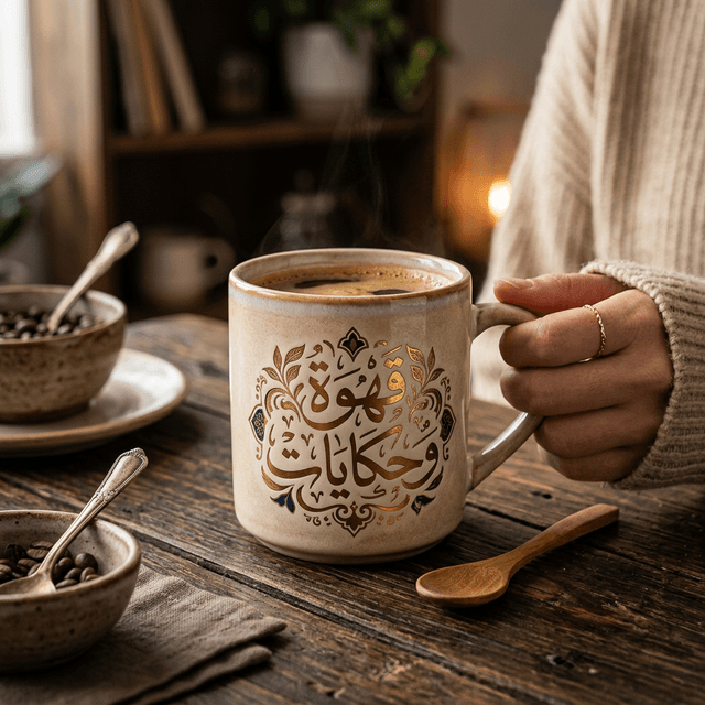 كوب خط عربي