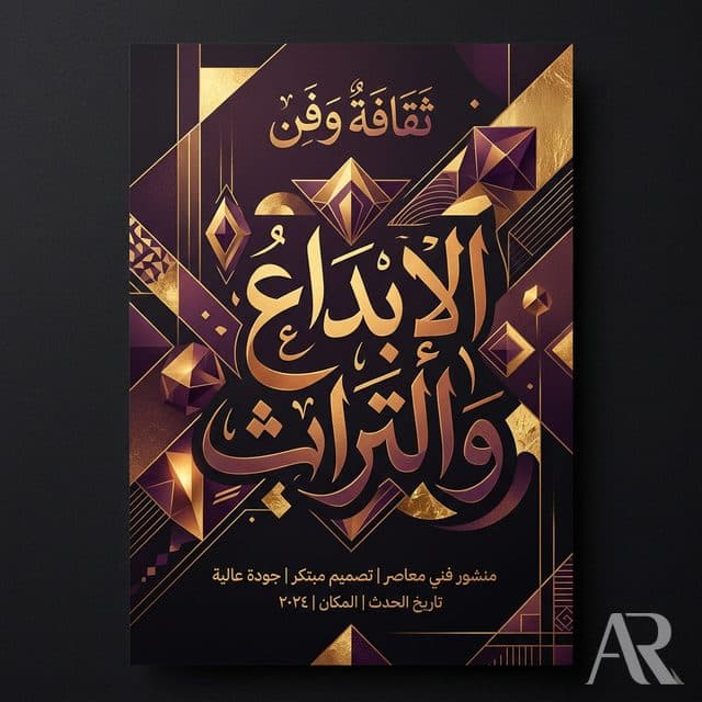 تصميم بوستر فني