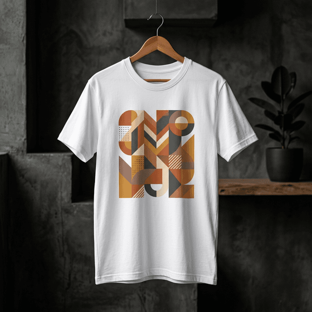تيشيرت تصميم هندسي